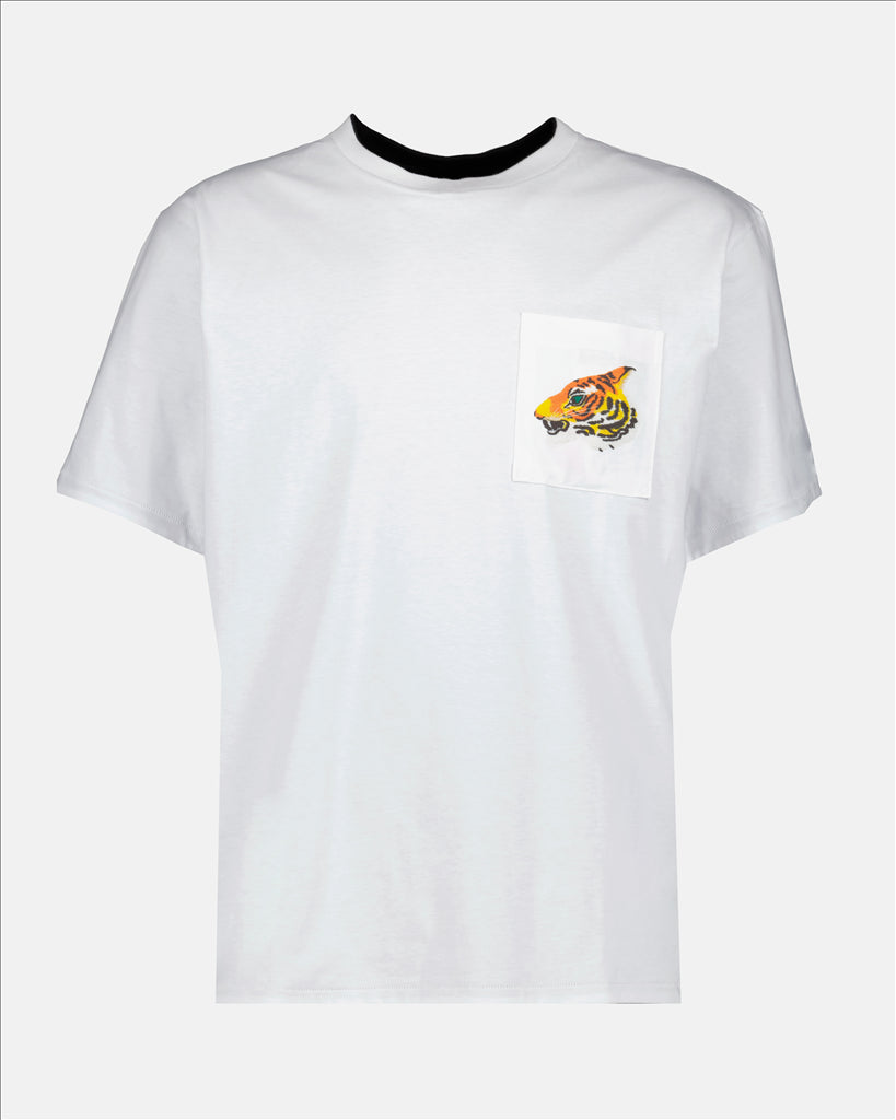 Camisetas T-shirt France-Japan Kenzo Blanco Homme