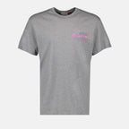 T-shirts T-shirt Graffiti Alexander McQueen Gris Homme