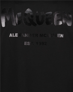티셔츠 T-shirt Graffiti Alexander McQueen 검은색 Homme