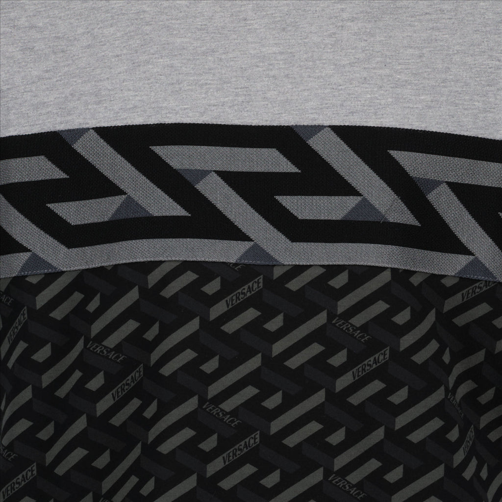 T-Shirts T-shirt Greca Versace Grau Homme