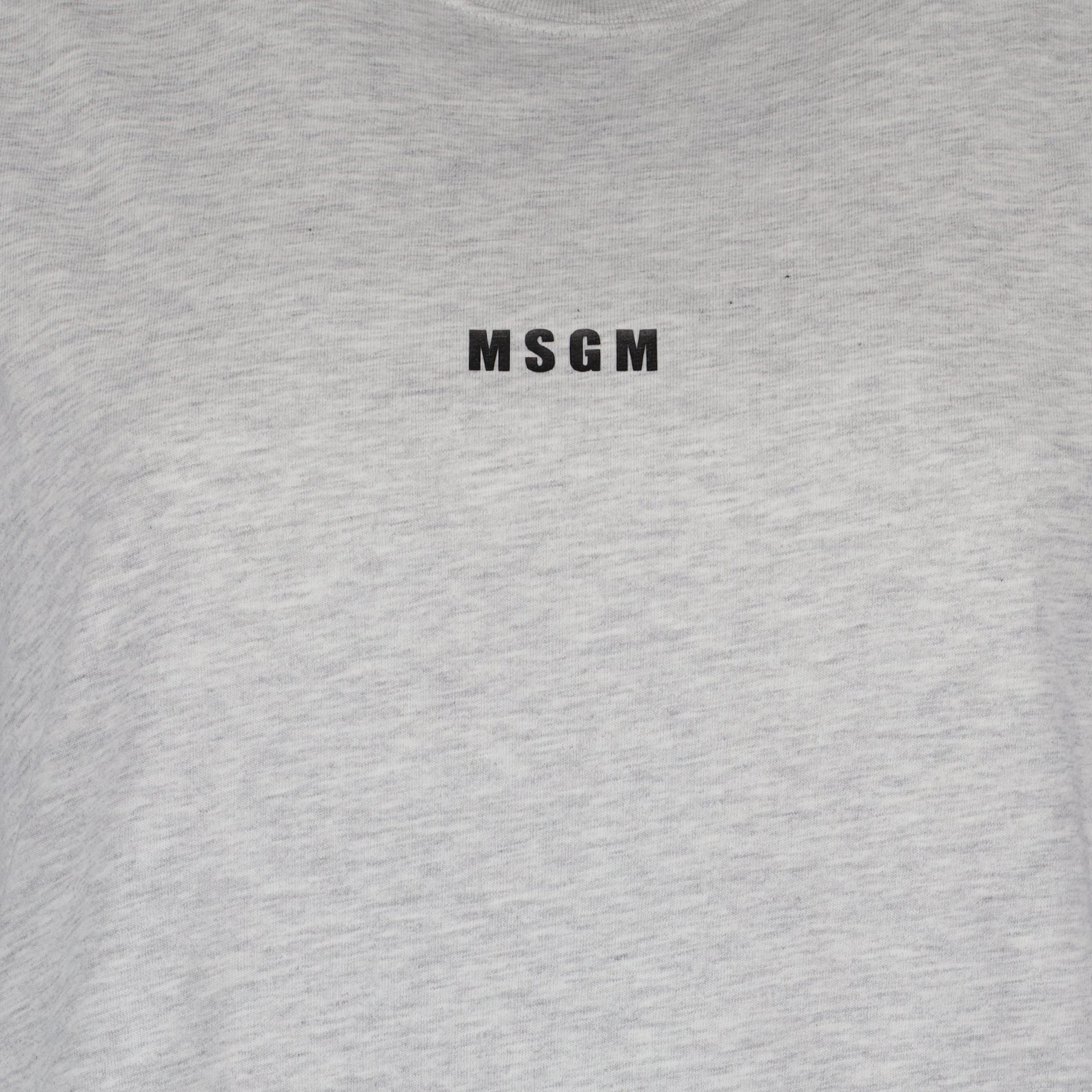 T-shirt T-shirt à logo MSGM Grigio Femme