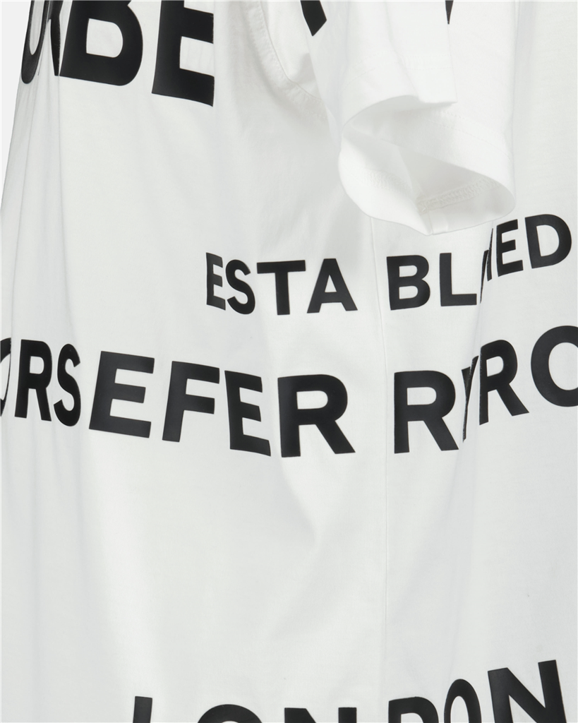Tシャツ ハールフォード Tシャツ Burberry 白 男