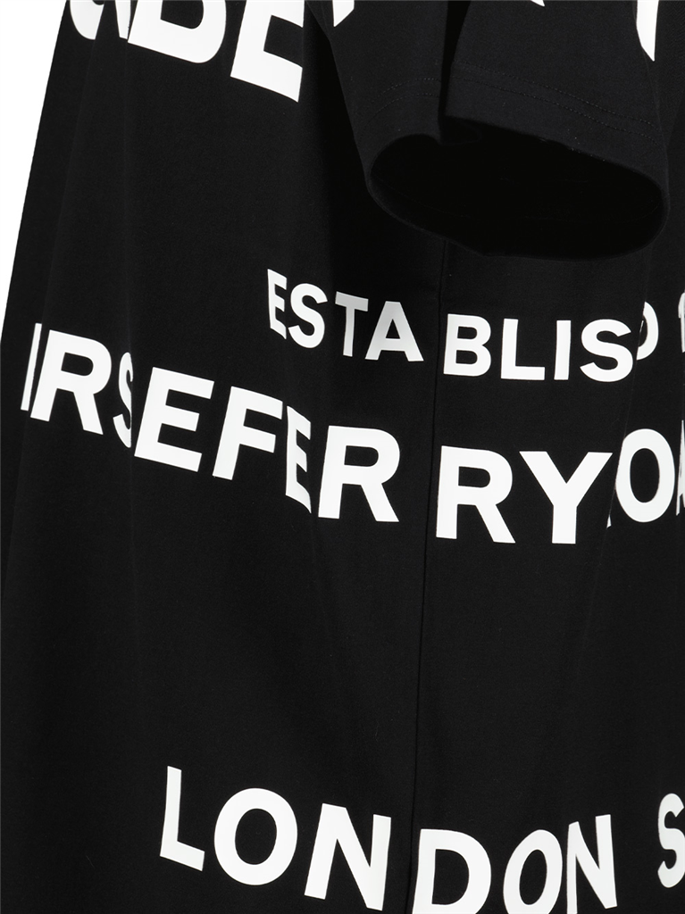 T-shirts T-shirt Harlford Burberry Noir Homme