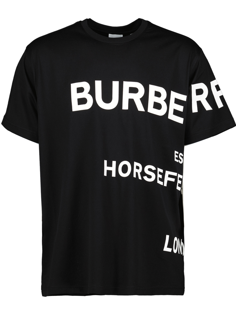 T-shirts T-shirt Harlford Burberry Noir Homme