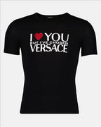 T-shirts I ♡ You t-shirt Versace Black Women