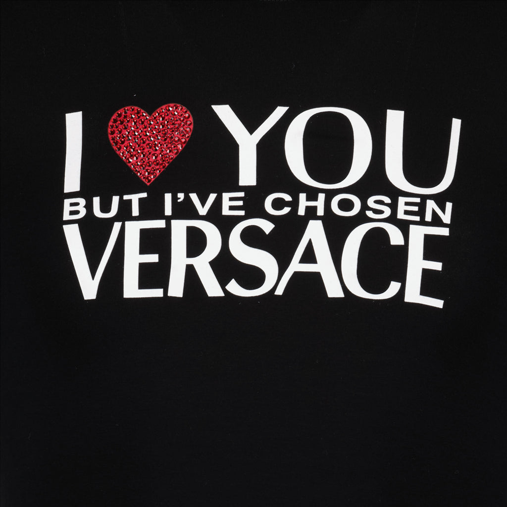 T-shirts I ♡ You t-shirt Versace Black Women