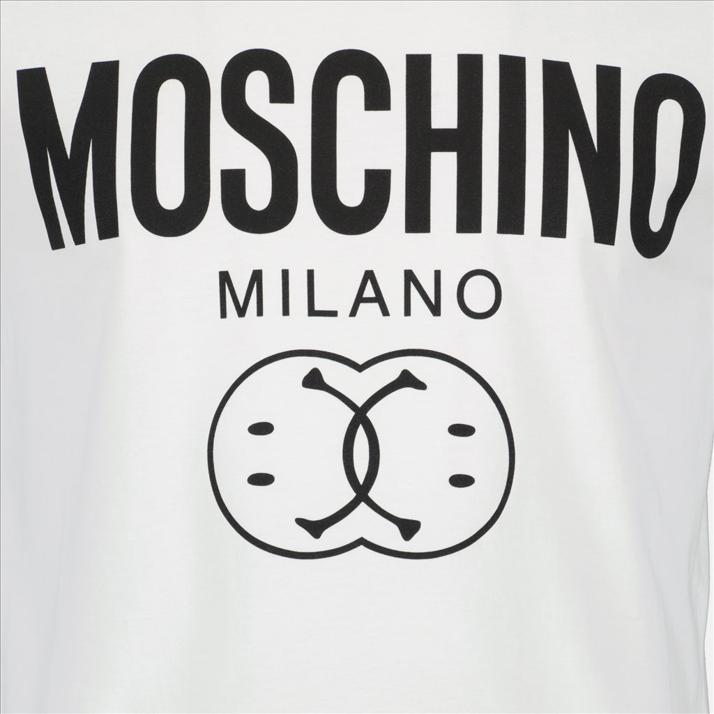 T-shirts T-shirt imprimé Moschino Blanc Homme