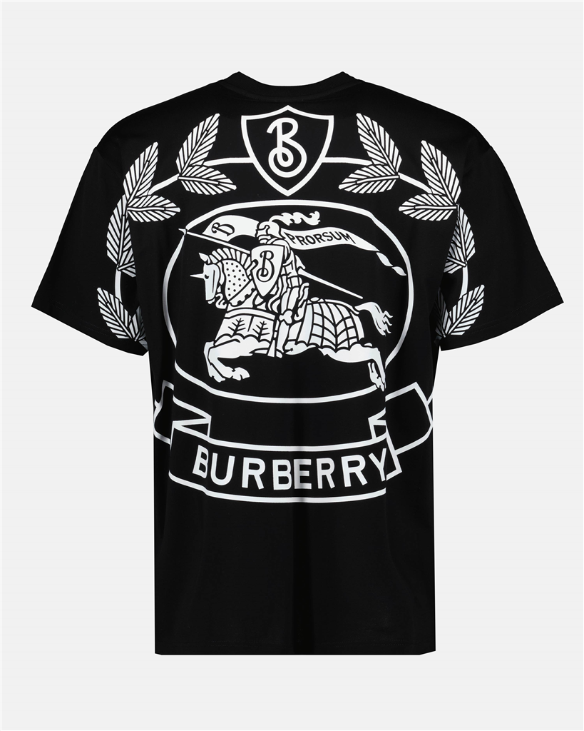 T-shirts T-shirt Rutherford Burberry Noir Homme