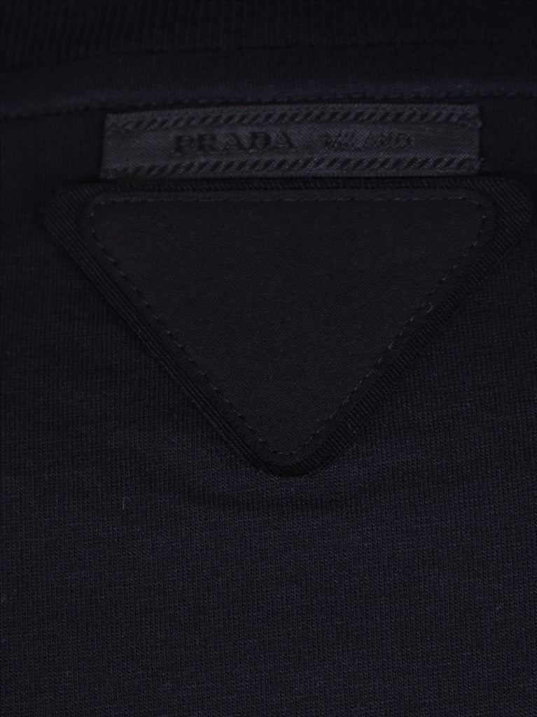 T-shirts T-shirt Jersey - noir Prada Noir Homme