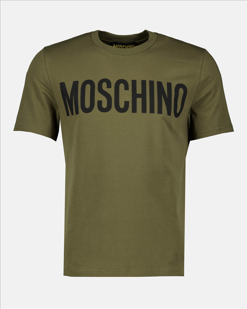 T-shirts Moschino logo printed T-shirt for Men Green Moschino Green Man