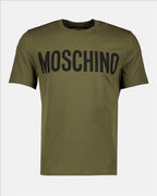 T-shirts Moschino logo printed T-shirt for Men Green Moschino Green Man