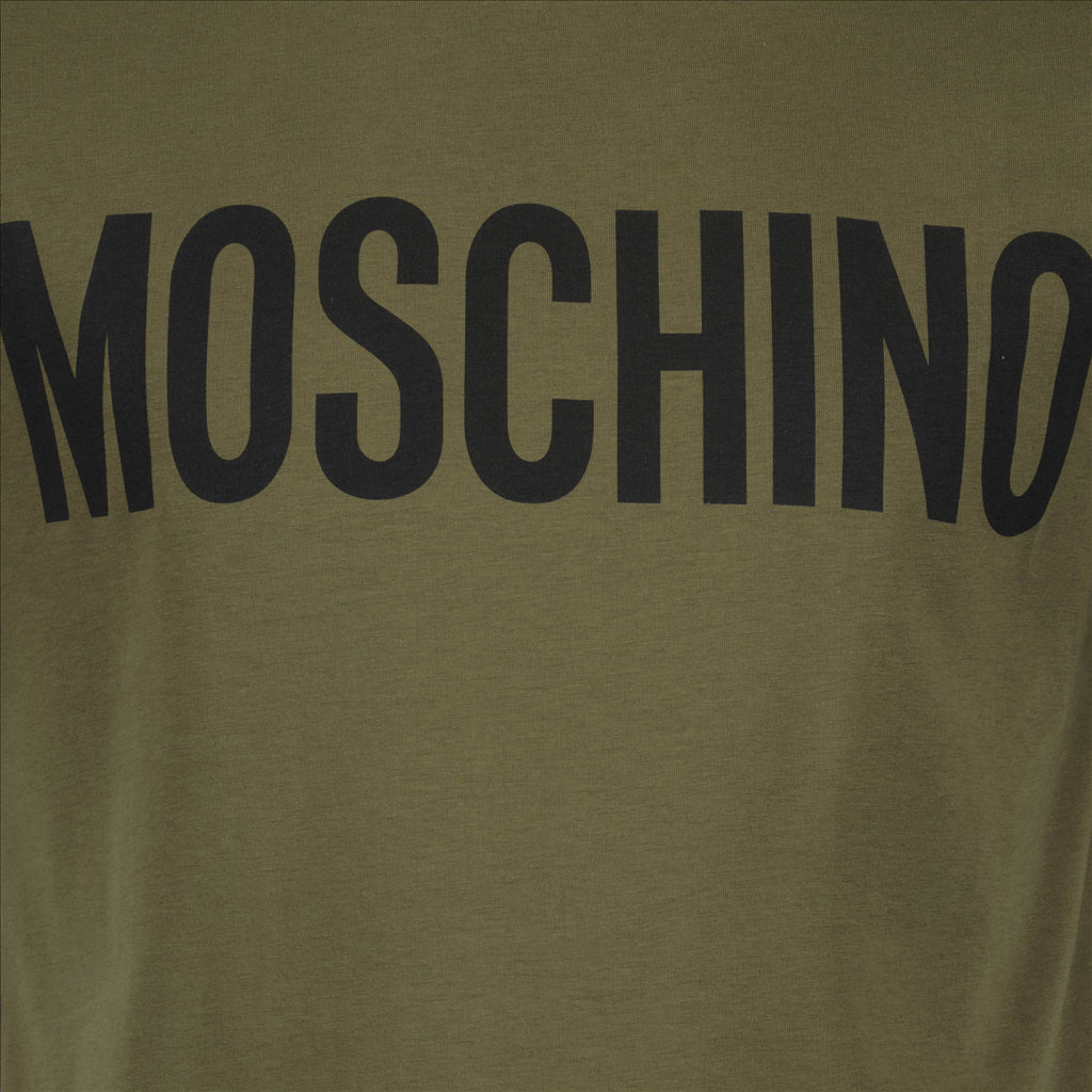 T-shirts Moschino logo printed T-shirt for Men Green Moschino Green Man