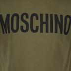 T-shirts Moschino logo printed T-shirt for Men Green Moschino Green Man