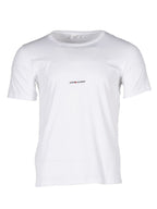 T-shirts T-shirt logo Saint Laurent Blanc Homme