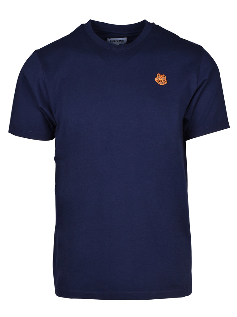 T-shirts Embroidered logo T-shirt Kenzo Blue Man