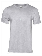 Camisetas T-shirt logo Saint Laurent Gris Homme