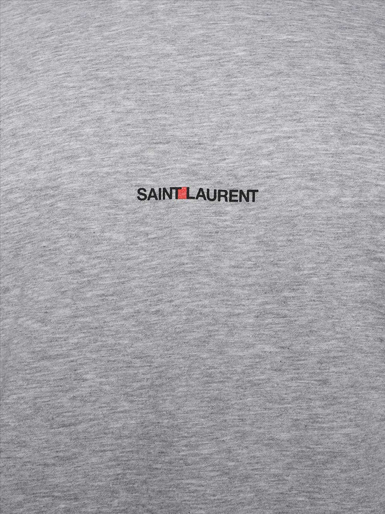 Camisetas T-shirt logo Saint Laurent Gris Homme
