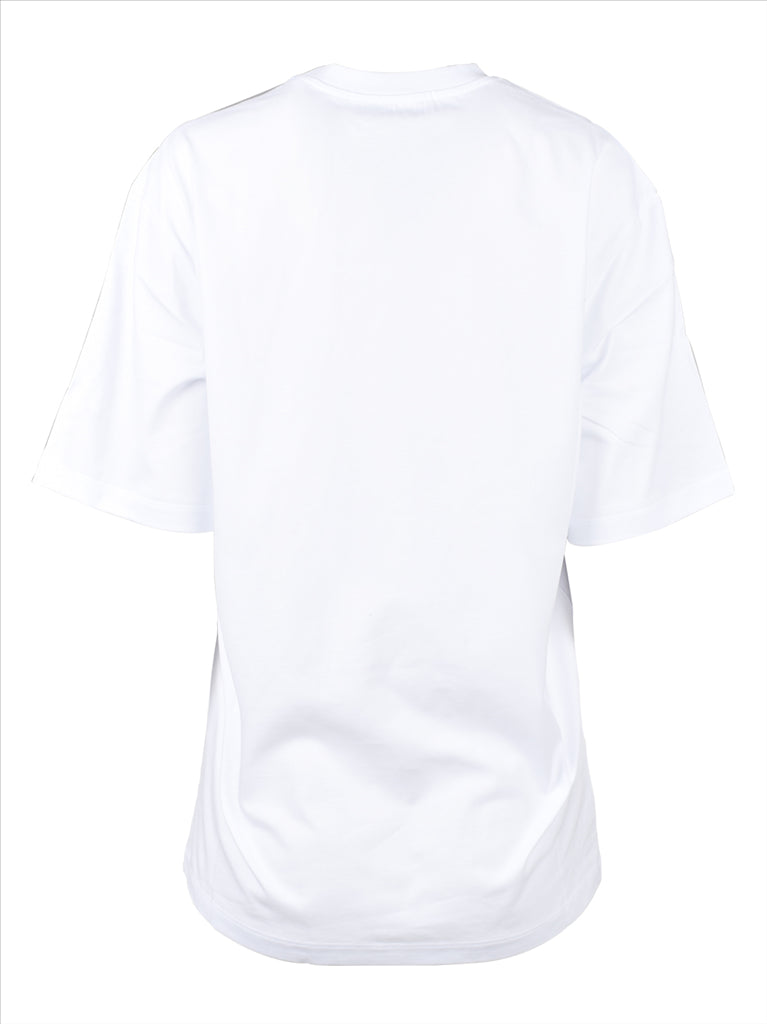 Sweatshirts T-shirt logo lamé MSGM Blanc Femme