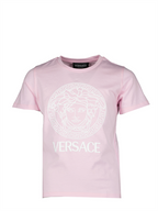 Vêtements T-shirt Medusa Greca Versace Rose Enfants