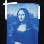 T-Shirts T-shirt Monalisa Off-White Schwarz Homme