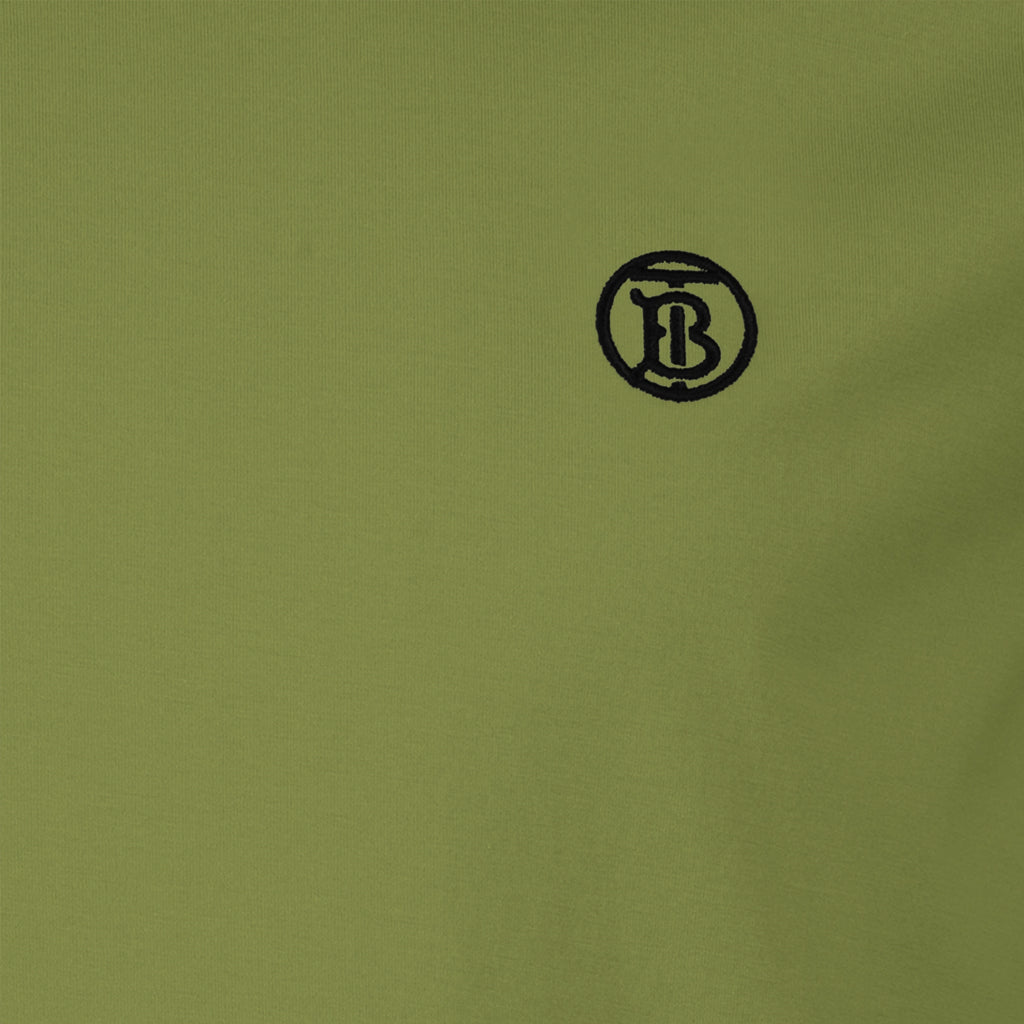 T-shirts T-shirt monogram Burberry Vert Homme