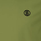 T-shirts T-shirt monogram Burberry Vert Homme