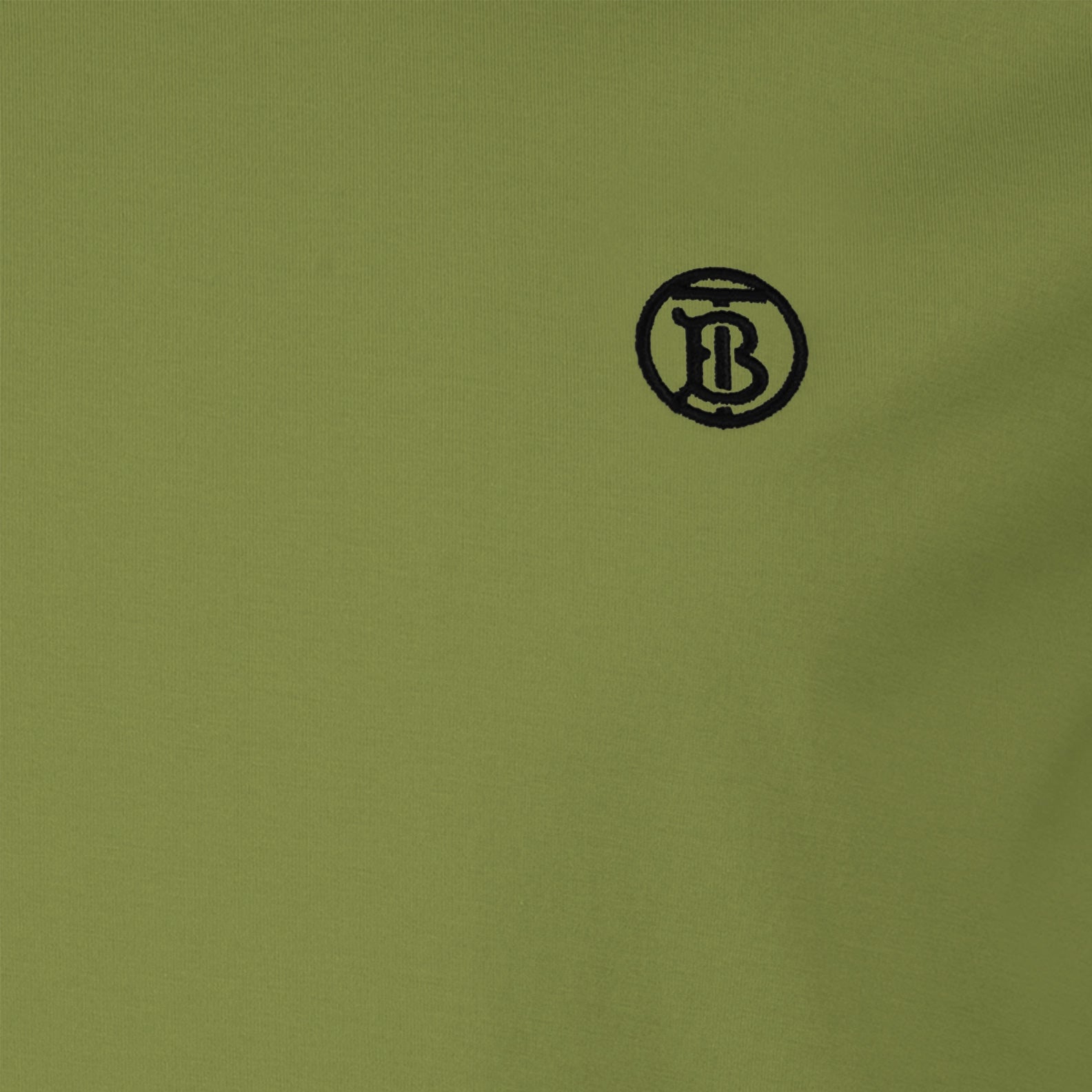 T-shirts T-shirt monogram Burberry Vert Homme