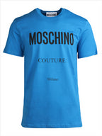 Tシャツ モスキーノクチュールのTシャツです！ミラノ Moschino 青 男