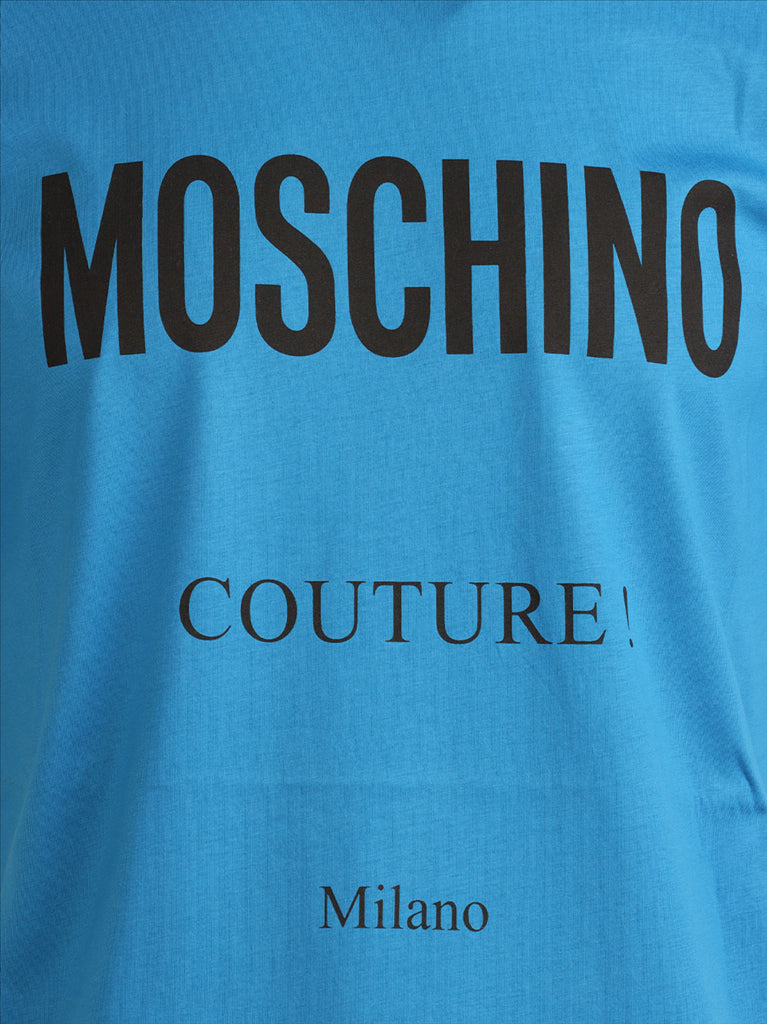 Tシャツ モスキーノクチュールのTシャツです！ミラノ Moschino 青 男