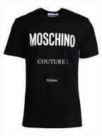 T-Shirts T-shirt Moschino Couture Milano Moschino Schwarz Homme