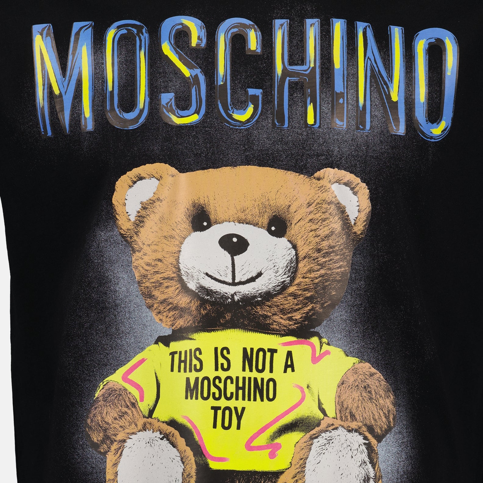 T-shirts Moschino Teddy Bear T-shirt Moschino Black Man