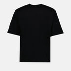 T-shirts T-shirt à logo brodé Moschino Noir Homme