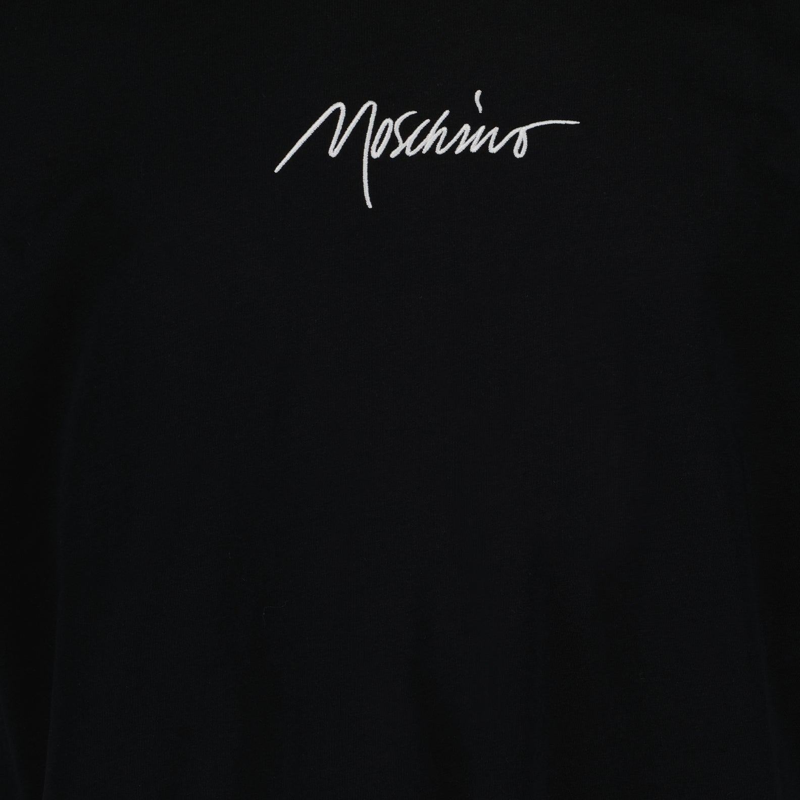 T-shirts T-shirt à logo brodé Moschino Noir Homme