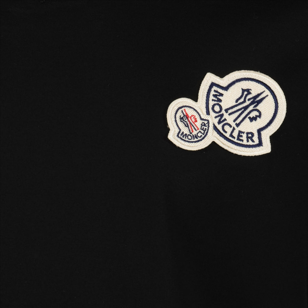 T-shirts Double Logo T-Shirt Moncler Black Man