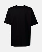 T-shirts T-shirt à logo métallisé Moncler Noir Femme