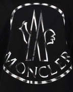 T-shirts T-shirt à logo métallisé Moncler Noir Femme