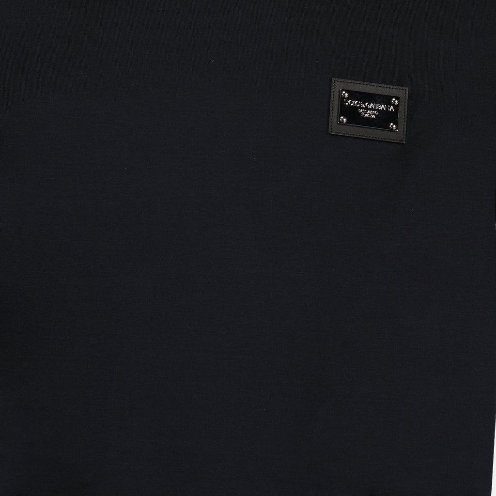 T-shirts Plaque logo T-shirt Dolce & Gabbana Blue Man