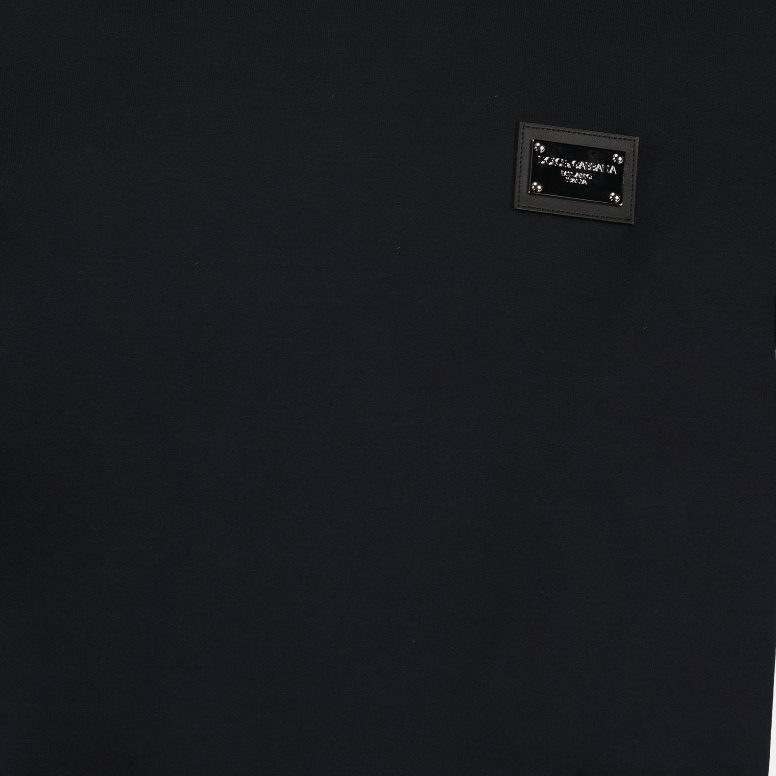 T-shirts Plaque logo T-shirt Dolce & Gabbana Blue Man