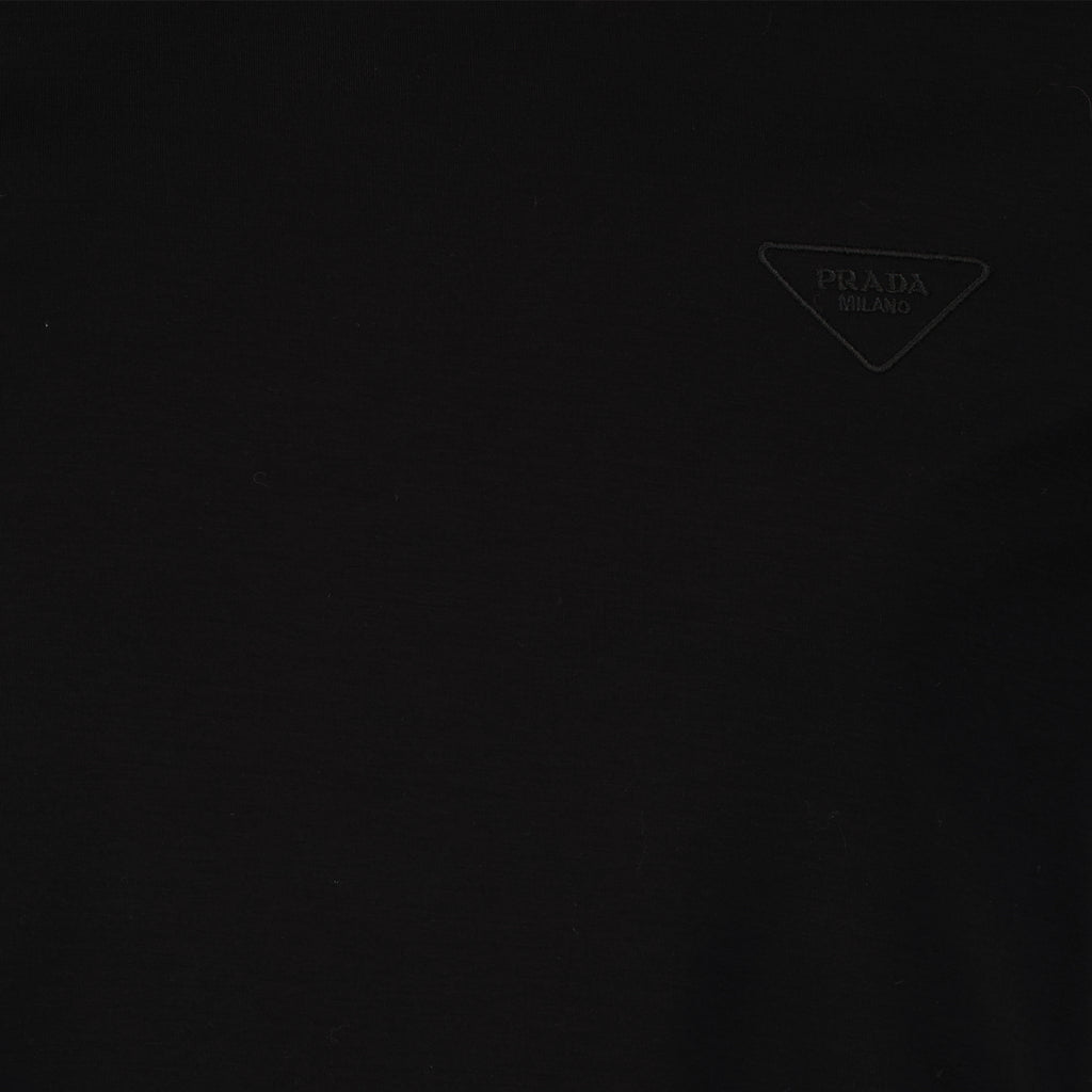 T-shirts Triangle logo T-shirt Prada Black Man