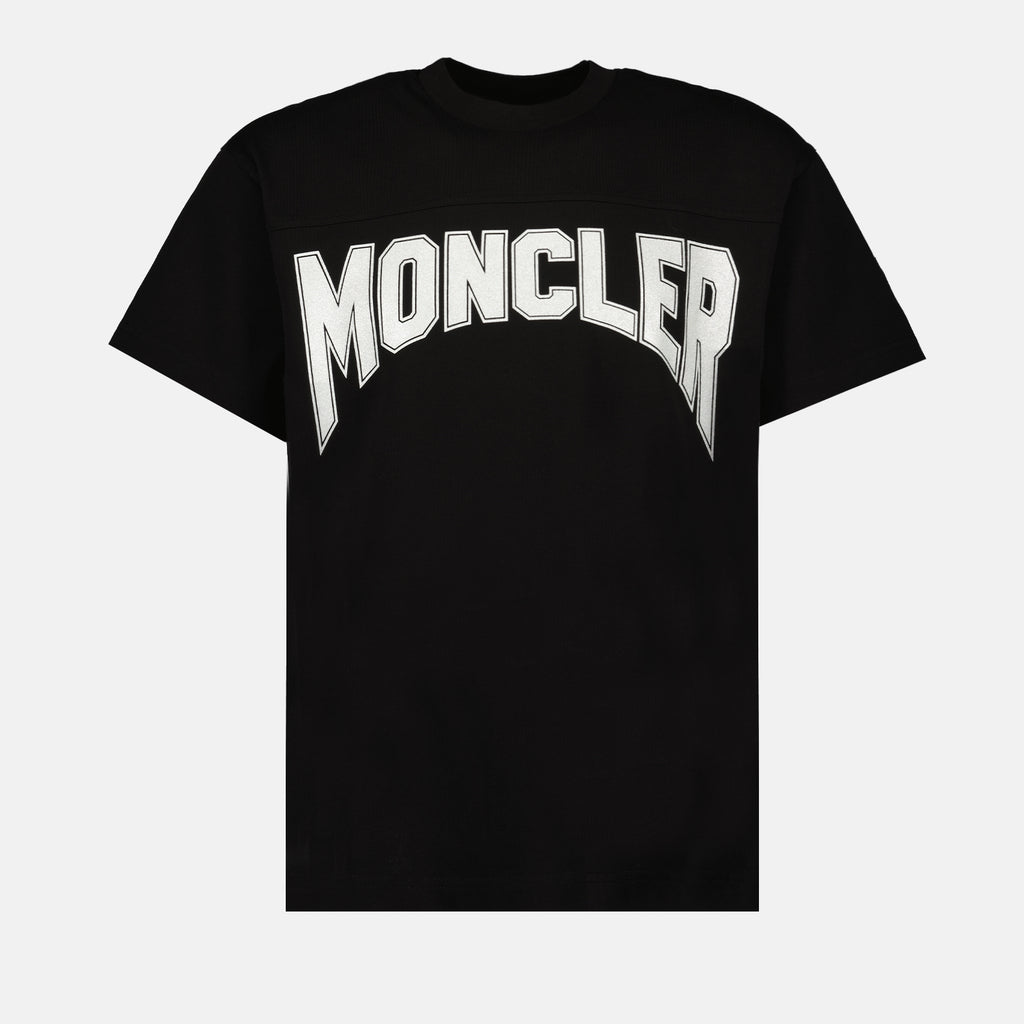 Camisetas T-shirt à logo Moncler Negro Homme