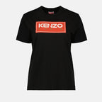 T-shirt T-shirt à logo Kenzo Nero Femme