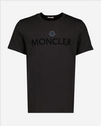 T-shirts Logo T-shirt Moncler Black Man