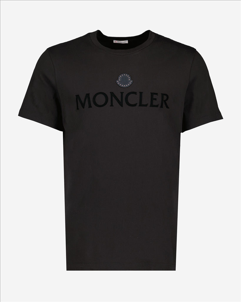 T-shirts Logo T-shirt Moncler Black Man
