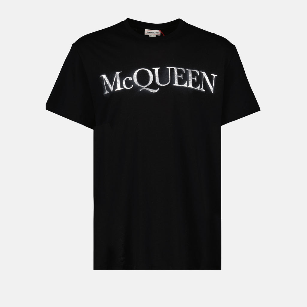 T-shirts Logo T-shirt Alexander McQueen Black Man