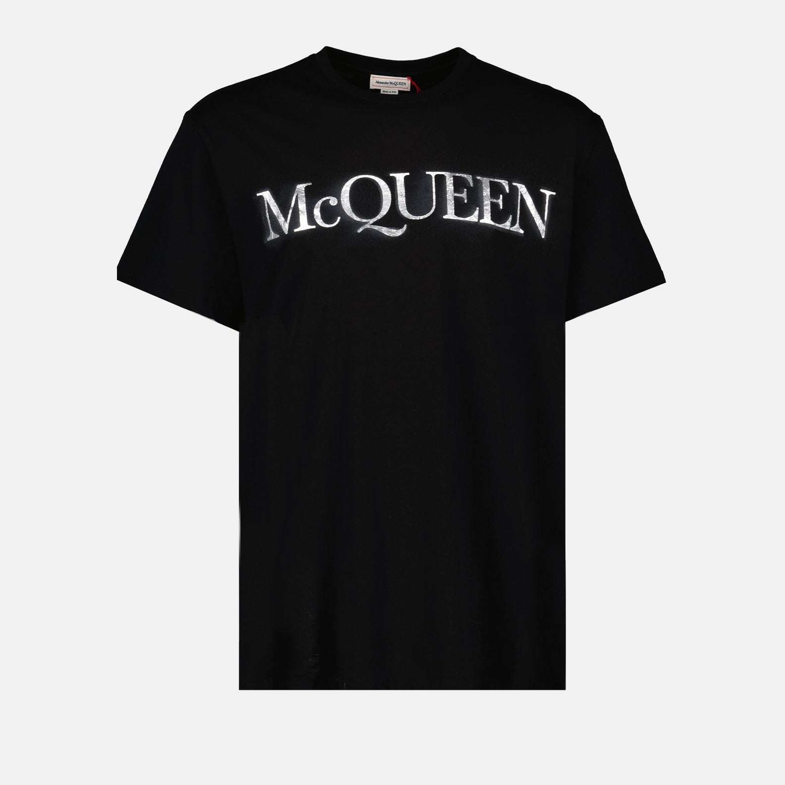 T-shirt T-shirt à logo Alexander McQueen Nero Homme