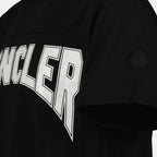 Camisetas T-shirt à logo Moncler Negro Homme