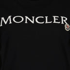 T-Shirts T-shirt à logo Moncler Schwarz Femme