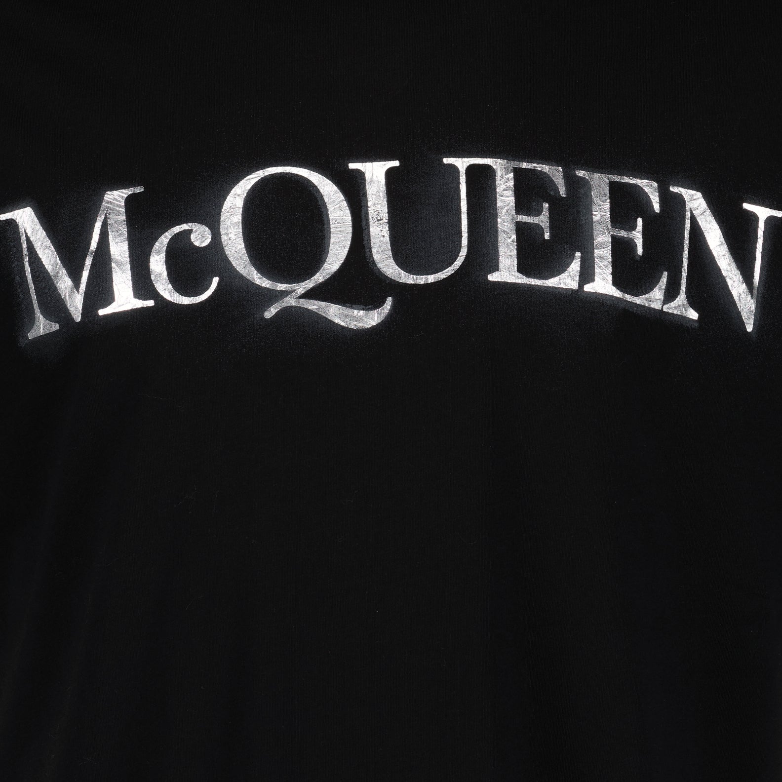 T-shirt T-shirt à logo Alexander McQueen Nero Homme