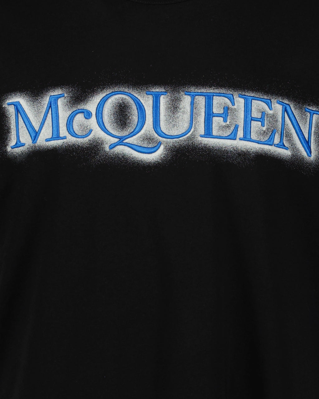 T-shirt T-shirt con logo Alexander McQueen Nero Homme