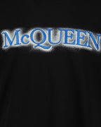 T-shirt T-shirt con logo Alexander McQueen Nero Homme
